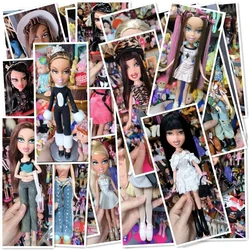 30cm Bratzes Doll Ordinary Fashion Doll Changeable Clothes Movable Joints Action Figure Model Toy Collect Ornament Kids Gifts