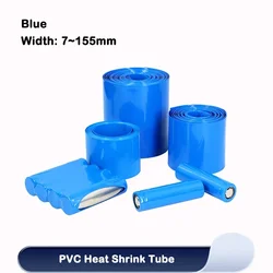 7mm ~ 155m PVC Heat Shrink Tube 18650 Lipo Battery Pack Width 1M~20M Insulated Protection Film Wrap lithium Case Cable Sleeve