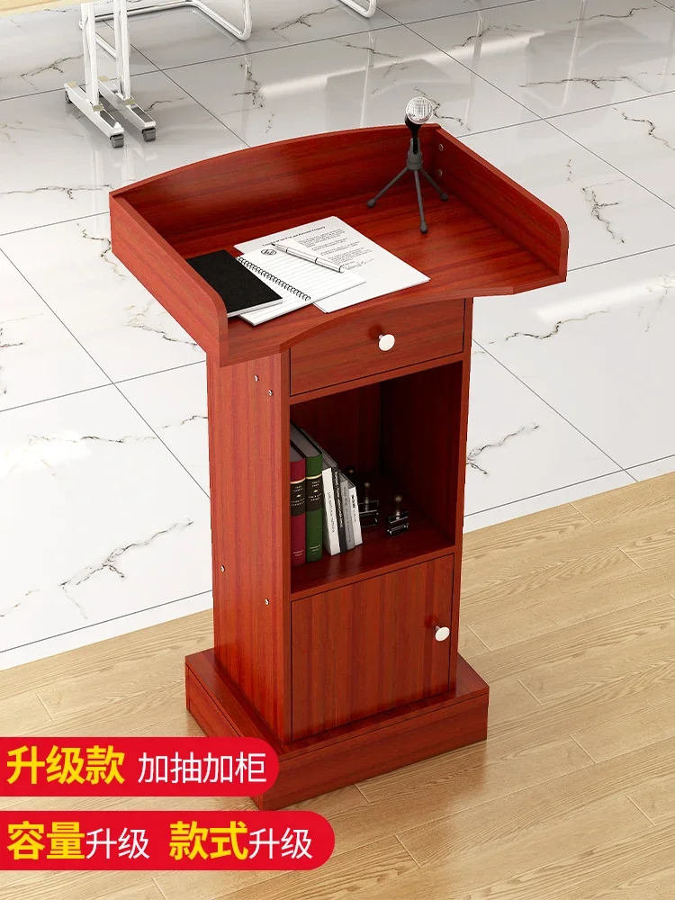 Lecture Desk Speaker Simple Modern Welcome Reception Meeting Room Lecture Teacher