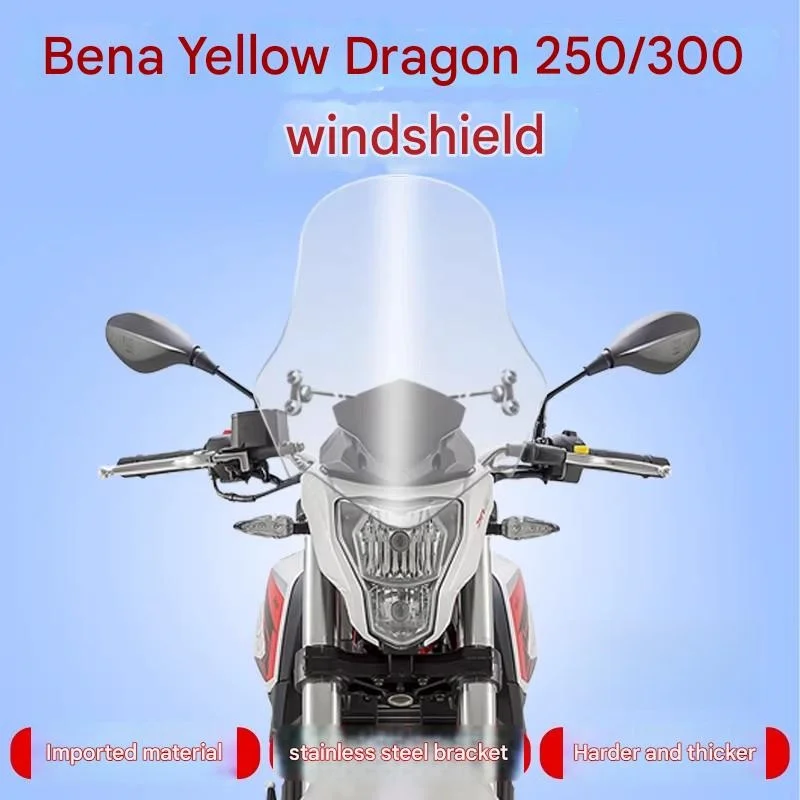 FOR Benelli TNT25 Wind Deflector Modified All-Weather Wind And Rain Protection Front Fairing Enhancement Motorcycle Accessory