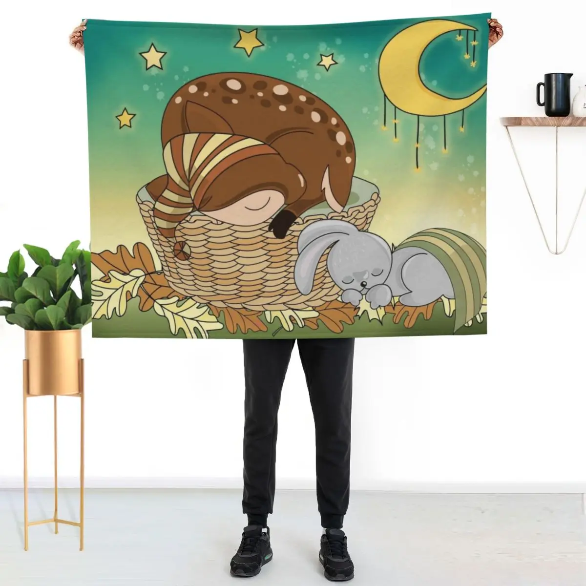 Bedtime stories Throw Blanket Luxury Throw Luxury Thicken Weighted Hairy Kid'S Vintage Blankets