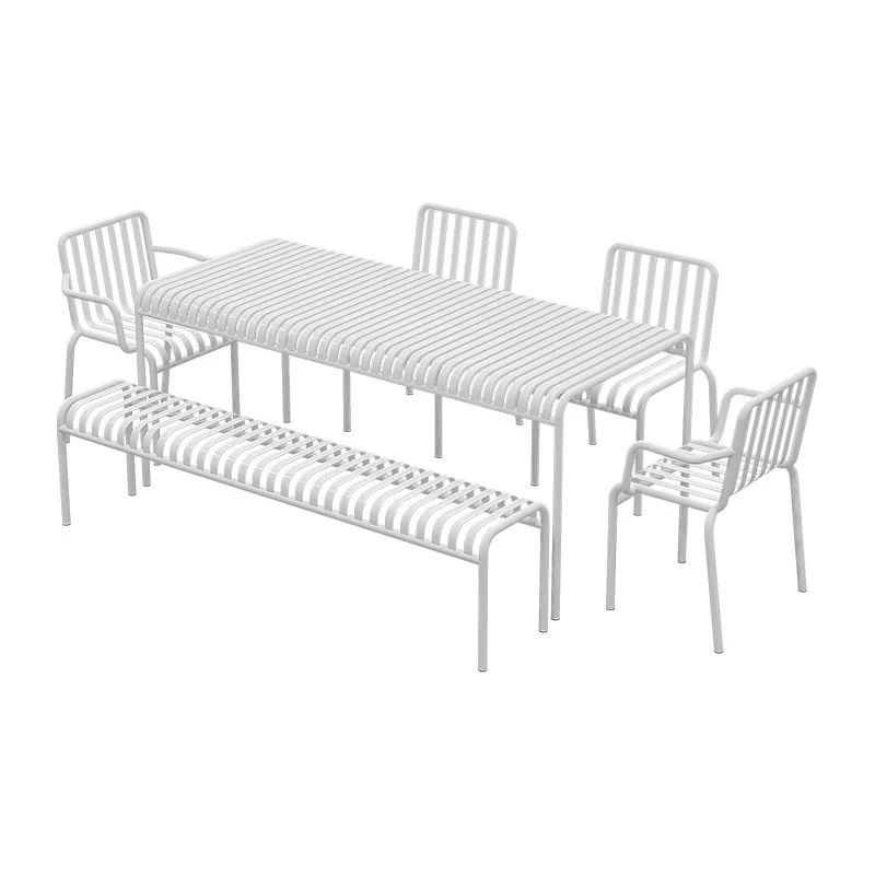 

Outdoor courtyard tables and chairs, milk tea shop, café layout, balcony, small tea table and chair combination