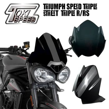 Parabrisas para motocicleta Triumph Speed Triple R RS S 765 R RS 765RS 765R Deflector de viento 2016 2017 2018 2019 2020