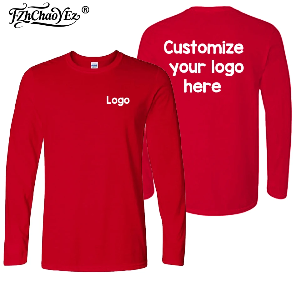 Custom Cotton T Shirt Make Your Design Logo Text Men Women Print Original Design Summer High Quality Gifts Team Family T-shirt image 4