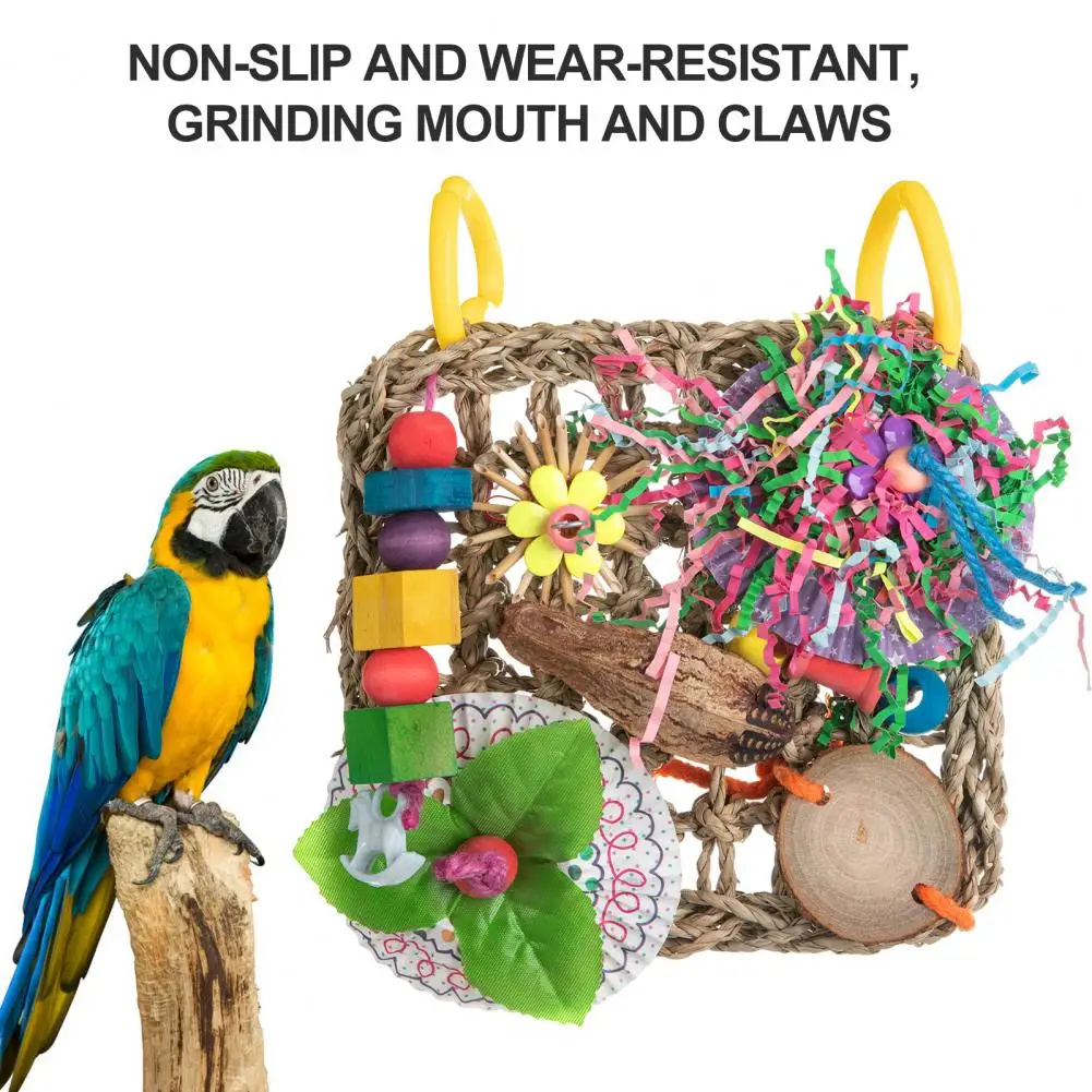 

Natural Aquatic Plant Bird Toys Enjoyment Comfort Bird Toys for Pets Parrot Chewing Toys Fun Exercise Anxiety Relief for Bird