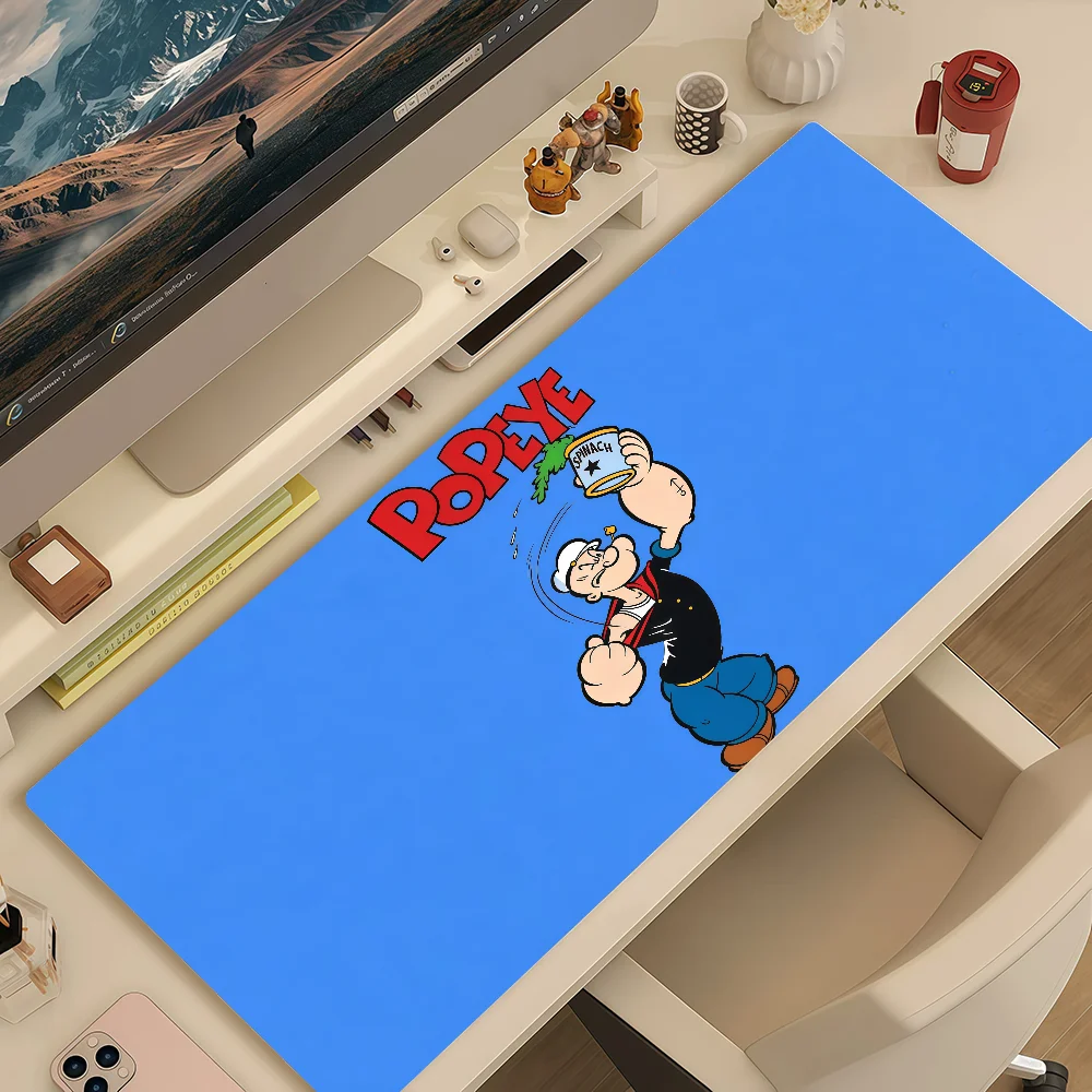 Mouse Pad Comics MousePad Non-slip Lockedge Office P-Popeye Student Gaming Thickened Large Writing Pad Cushion