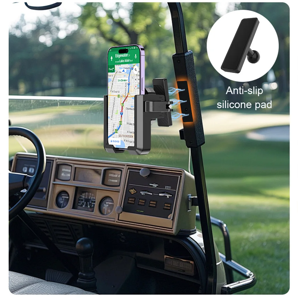 

Магнитный держатель для телефона с тележкой для гольфа, портативное универсальное крепление для телефона, аксессуары для тележки для гольфа, крепление для телефона на мотоцикле для всех мобильных телефонов