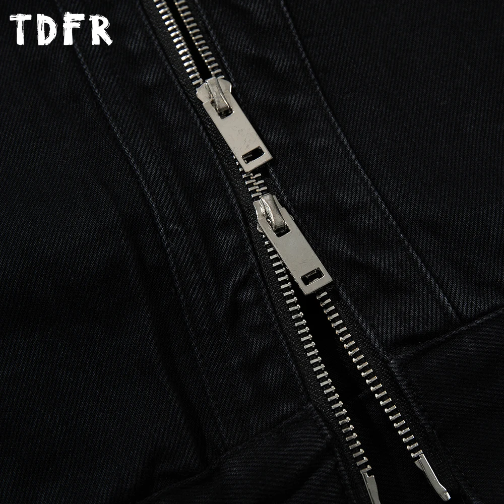 Мужская однотонная куртка-карго с несколькими карманами в стиле ретро, осенняя повседневная свободная верхняя одежда с длинными рукавами и лацканами