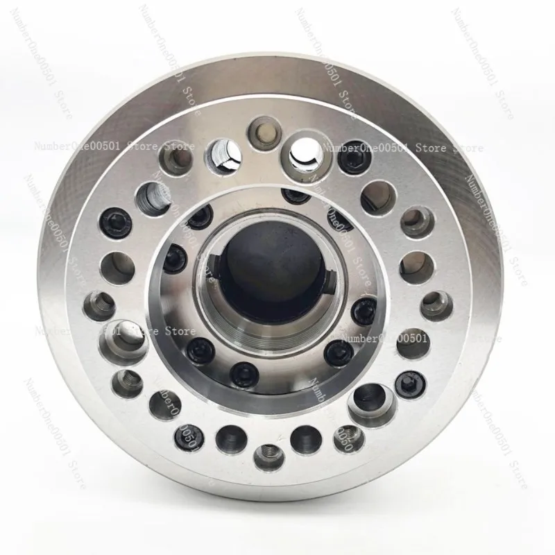 

Гидравлический 2-кулачковый патрон с полым сквозным отверстием 6, 8, 10, 12 дюймов, стандартный масляный патрон для токарного станка