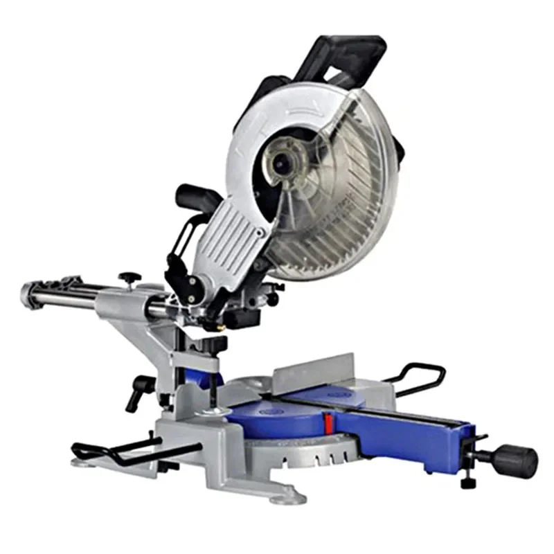 220v Electric 10 Inch 12 Inch 45 Degree Miter Saw Jifa Small Pull Rod Cross Saw Precision Desktop Aluminum Alloy Wood Cutting Ma