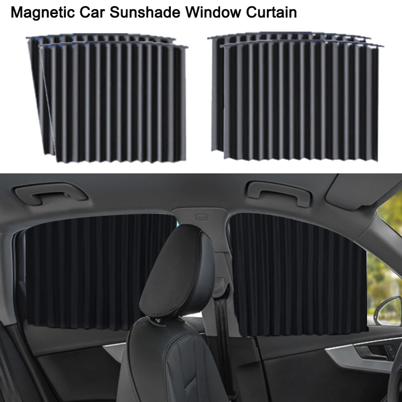 

Car Sunshade Magnetic Window Curtain Auto Window Sun Shade Sun UV Protection Window Shield Car Interior Shade Accessories