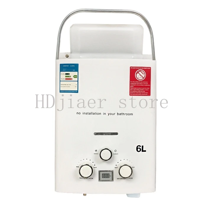 

6L outdoor portable water heater, specifically designed for portable camping and RV water heaters