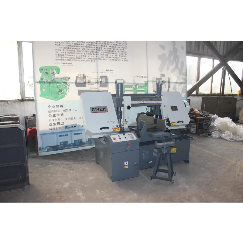 China Vertical Band Saw Machine Hydraulic Tension Method Automatic Motor High Productivity 1.5kW Motor New Condition Gear