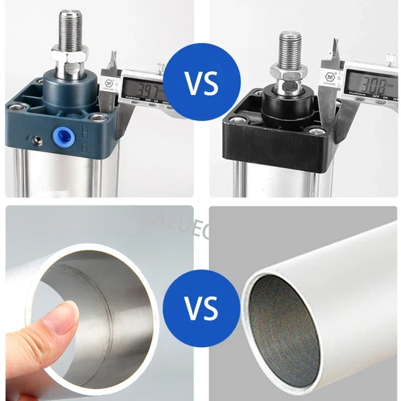 Pneumatic Cylinder SC Standard Air Cylinder 32/40/50/63/80mm Bore 25/50/75/100/125/150/175/200/250mm Stroke Pneumatic Cylinder