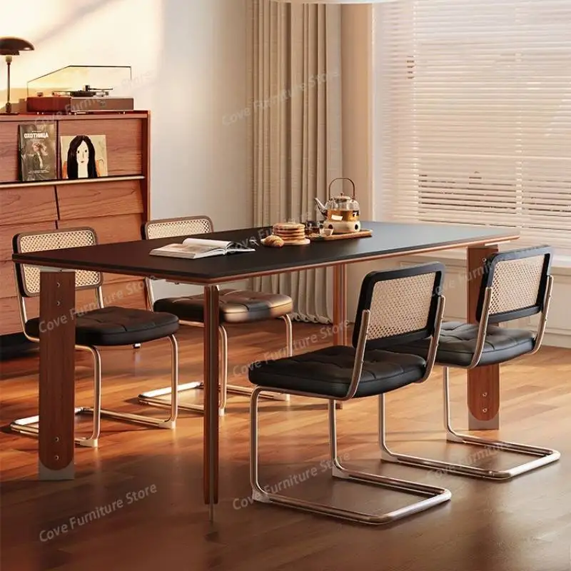 

Party Event China Dining Tables Square Small Space Black Nordic Dining Tables Natural Wood Mesa De Jantar Furniture Home