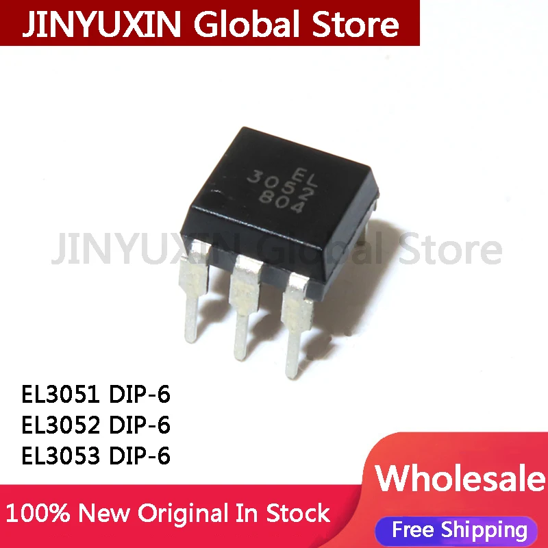 20Pcs EL3051 3051 EL3052 3052 EL3053 3053 DIP-6 IC Chip In Stock Wholesale