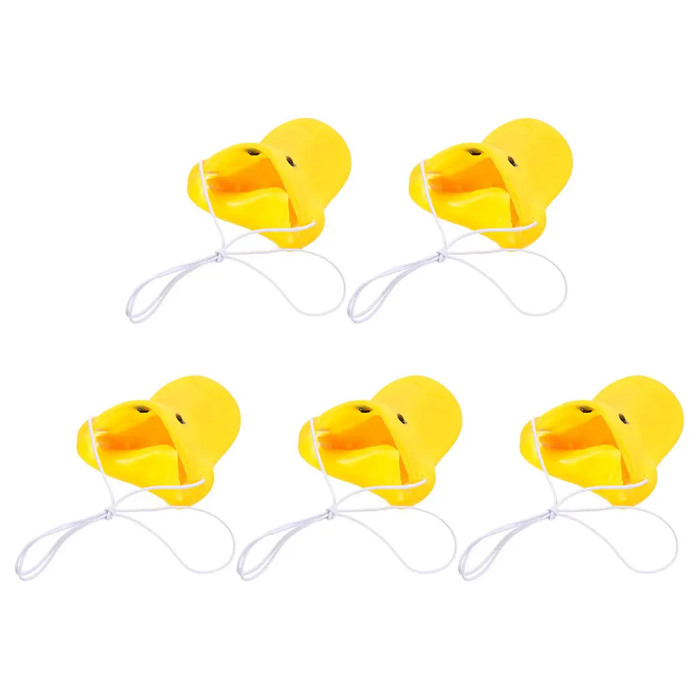 

5pcs Simulation Duck Nose Realistic Duckbill Mask Beak Costume Accessory For Party Cosplay Halloween Masquerade Dress Up Events