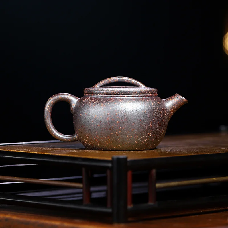 

Source Yixing Raw Mine Coarse Sand Section Mud Small Capacity Hanwa Pot Handmade Purple Clay Pot Household Small Tea Pot