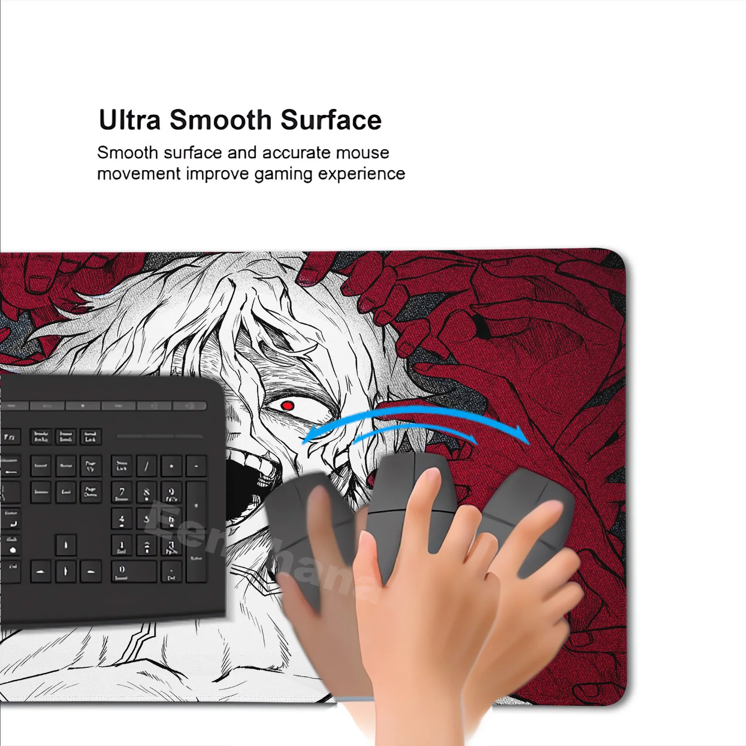 My Hero Academia tappetino per Mouse Deku Anime Gaming New Large Mousepad XXL tappetino per Mouse accessori per ufficio tappetino antiscivolo per