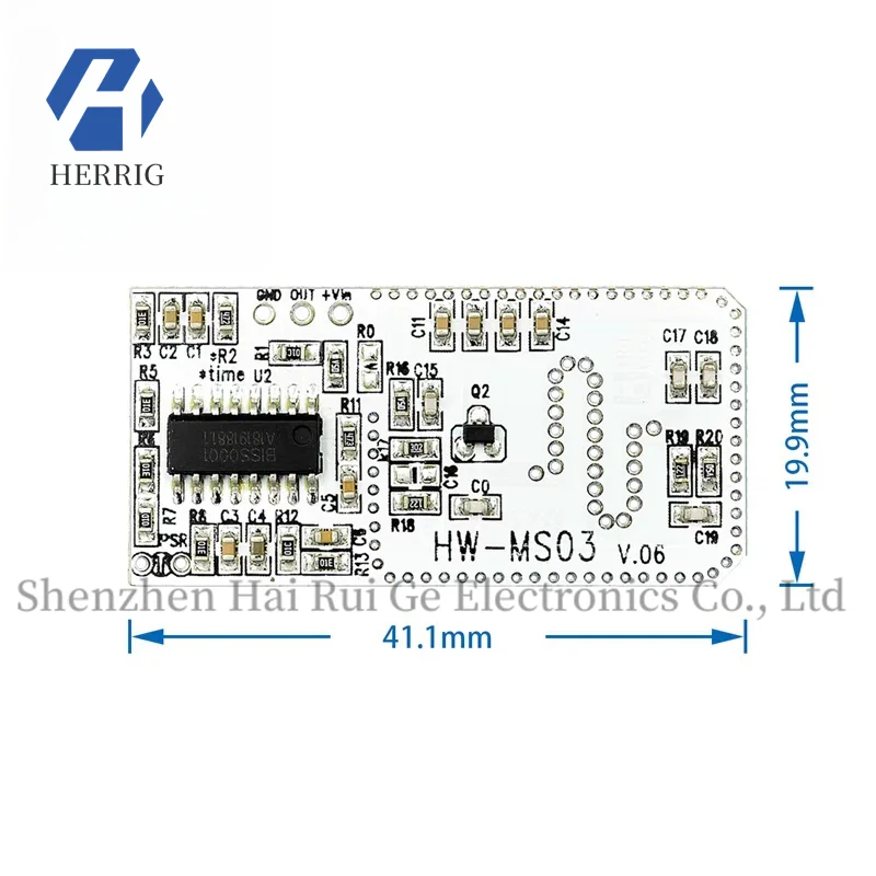 1PCS Microwave induction module: microwave radar, human body induction switch, HW-MS03