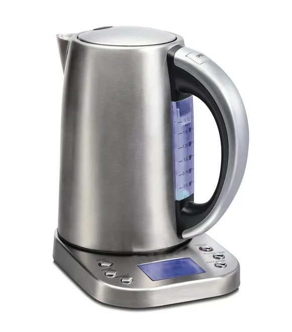 Hamilton Beach Professional Electric Kettle, 1.7 Liter, Stainless Steel, Digital, # 41028