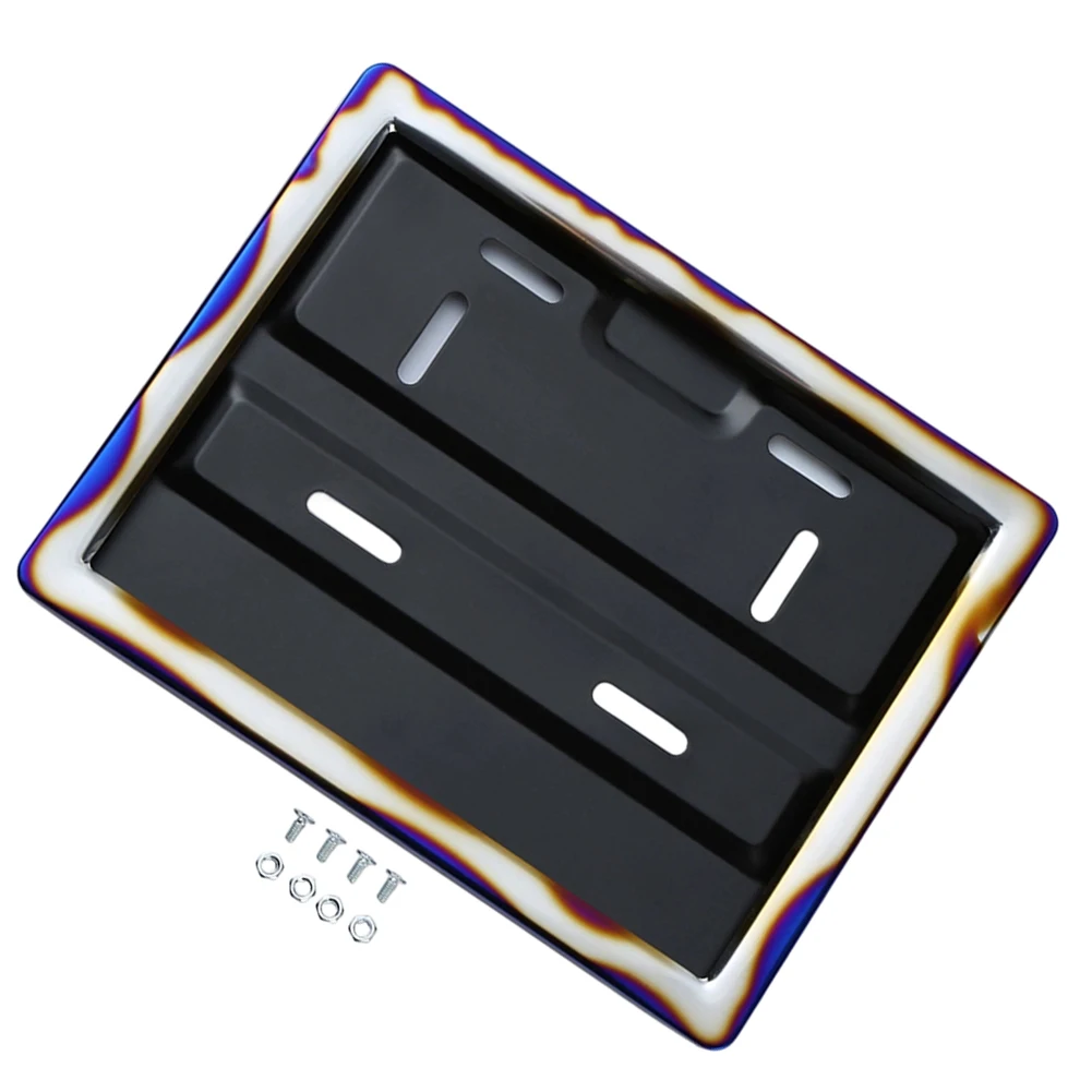 Thai Standard Plate Frame Motorcycle Number Plate Frame For Daily Commuting Easy Installation Design Secure Mounting Solution