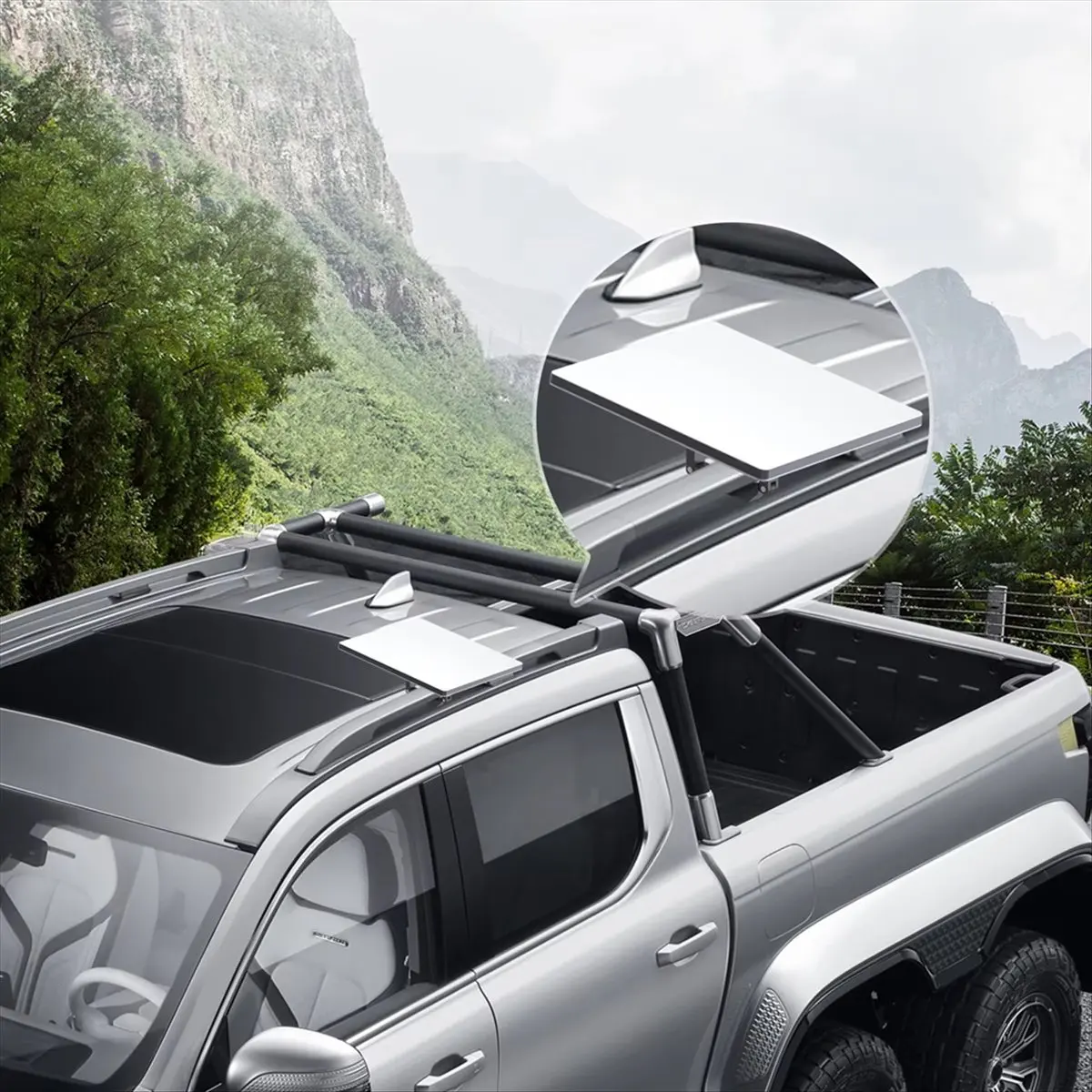■★New Arrival Fashion  SK0096 for Mini Roof Rack Mount Aluminum Alloy Compatible with for Mini Easy Installation and Removal