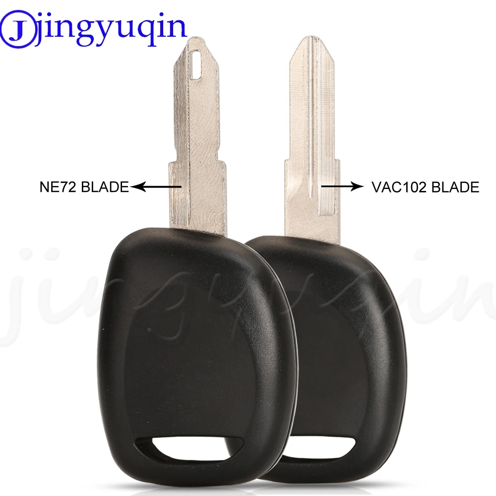 

jingyuqin 10pcs Replacement Remote Car Key Shell Case Fob For Renault Kangoo Master Traffic Duster Logan With Ne72/Vac102 Blade