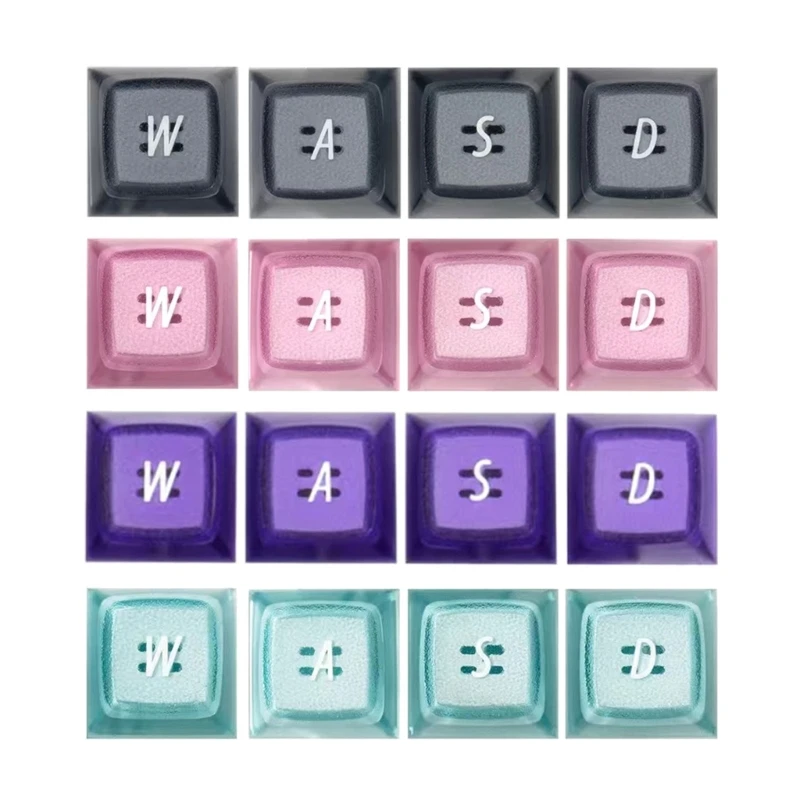 4 Miếng ABS Đèn Nền Keycap WASD Keycap Cho Bàn Phím Cơ