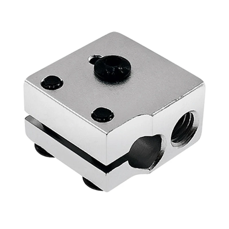 Aliminum Heatblock For 3D Printer Hotend Aluminum Alloy Volcano Extruder Heater Block High Temperature Hardened