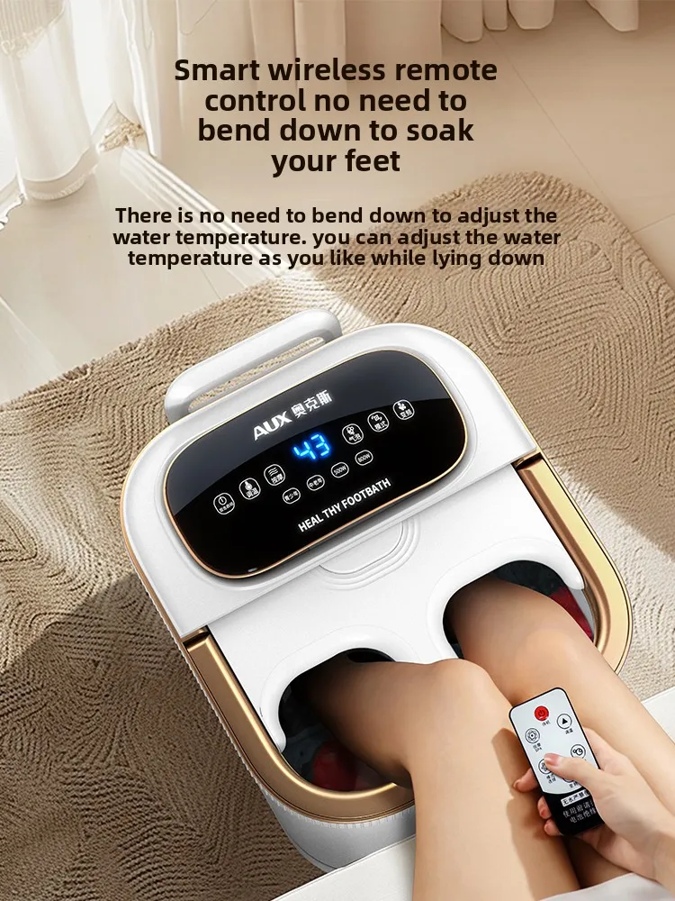 Household Electric Fully Automatic Deep Foot Bath Tub Constant Temperature Heating Foot Massage Bucket