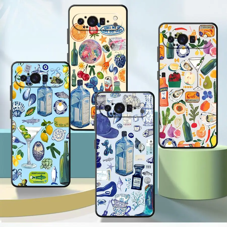 Coque de téléphone avec paysage de bord de mer, étui pour Google Pixel 10A 10 9 Pro XL 6 7 8 Pro 8a 6a 7a 9a