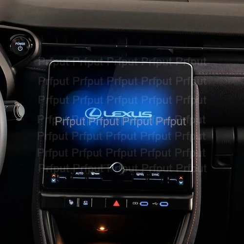 Protector de pantalla de vidrio templado para Lexus LBX 2024 2025, película protectora de pantalla LCD de navegación de 12,3 pulgadas, pegatina antiarañazos