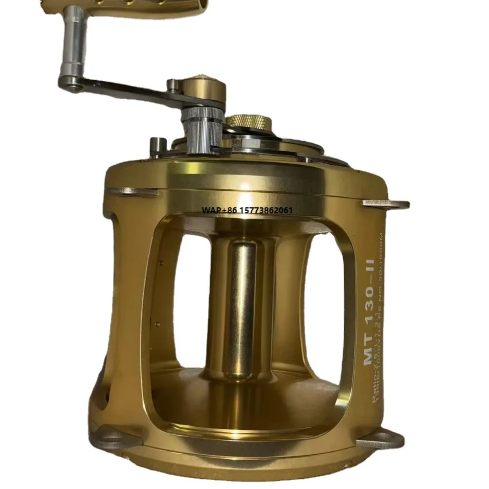 

50w 80w 130W Fishing Wheel 2 Speed Deep Sea Boat Trolling Reel Big Game Reels Metal Heavy Duty Saltwater Fishing Reel