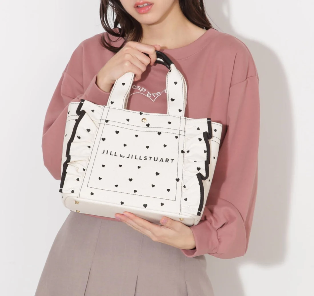 

Vntine's Day Limited Heart Embroidery Lace Handbag Women's Tote Faionable Commuter Versatile Soft Handle Canvas Material