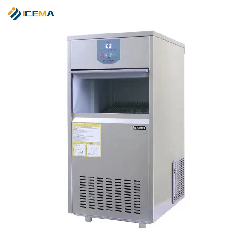 

Automatic Bullet Ice Making Machine 20kg 50kg Bullet Ice Maker 80kg 120kg for Drink bar