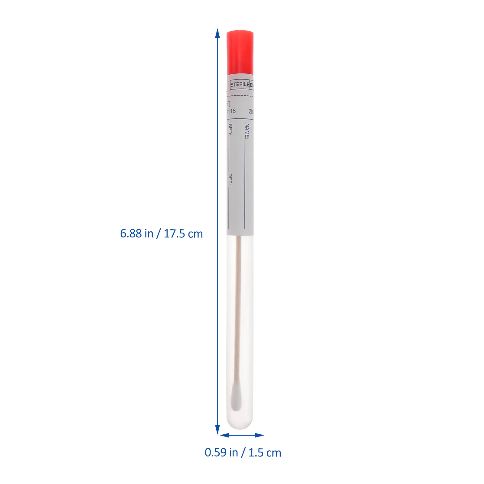 100 ชิ้น Sampling Swab Collection Swabs ทิ้งหญิง Oral ไม้คอ Stick ตัวอย่างเกมส์สะสม