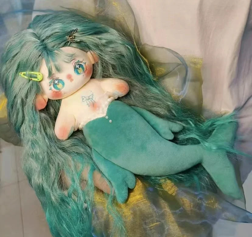 Plushie Monster 40cm Doll Toy Fish Princess Mermaid Body Stuffed Plush Game Cosplay Kids Gift Cute X Limited