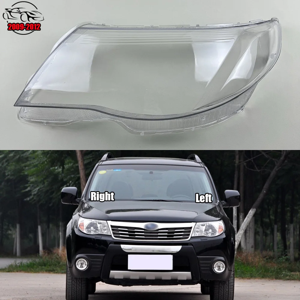 

For Subaru Forester 2009 2010 2011 2012 Headlight Cover Transparent Headlamp Shell Plexiglass Replace Original Lampshade