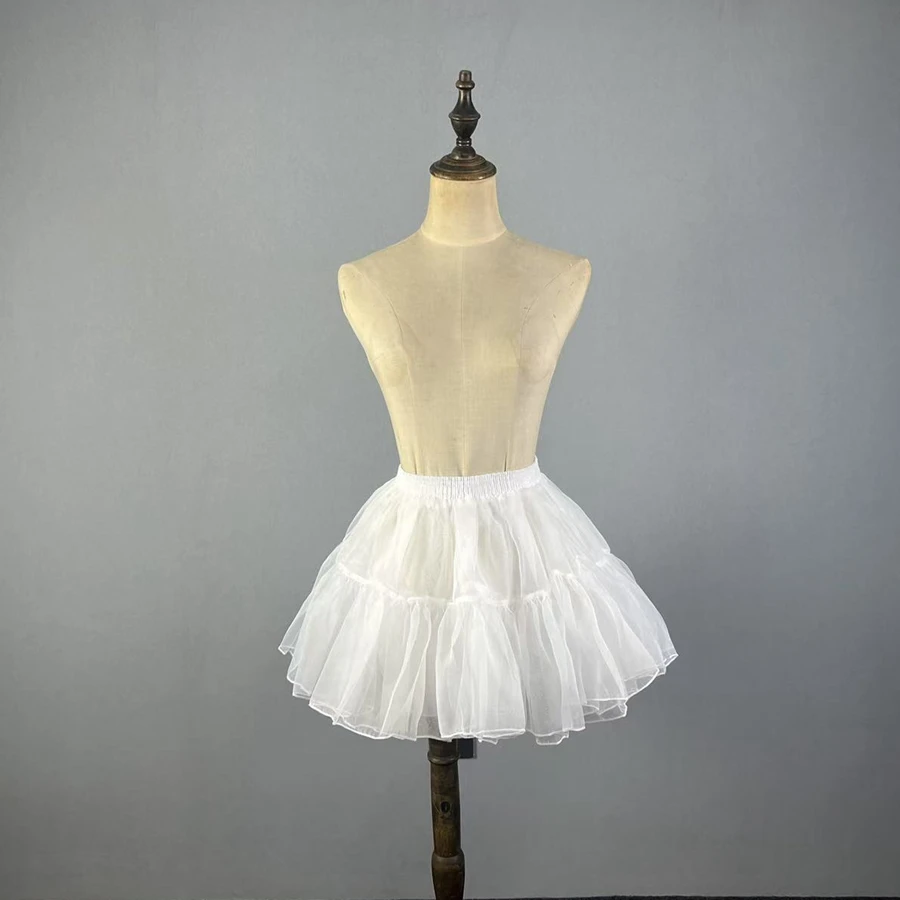 New Arrival Lolita Skirt Support Daily Boneless Soft Yarn Support Lolita Soft Girl Lining Cosplay Violence Petticoats Skirt image 2