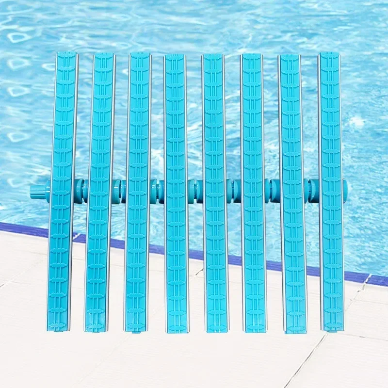 Aluminum alloy T-shaped swimming pool grille gutter gutter cover plate anti-skid grille overflow grille grate