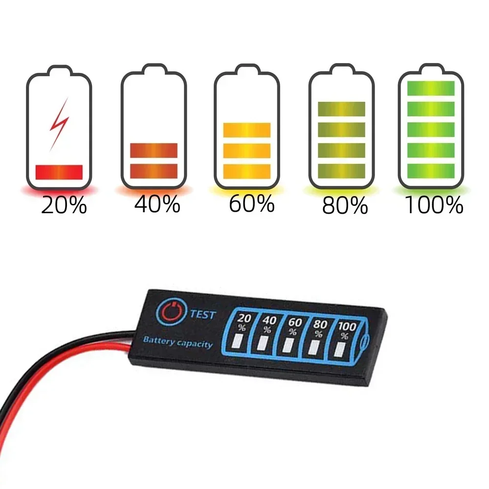 Battery Level Indicator 3-Series Ternary Lithium Battery Lithium Iron Phosphate Lead-Acid Battery Capacity Display Tester Meter