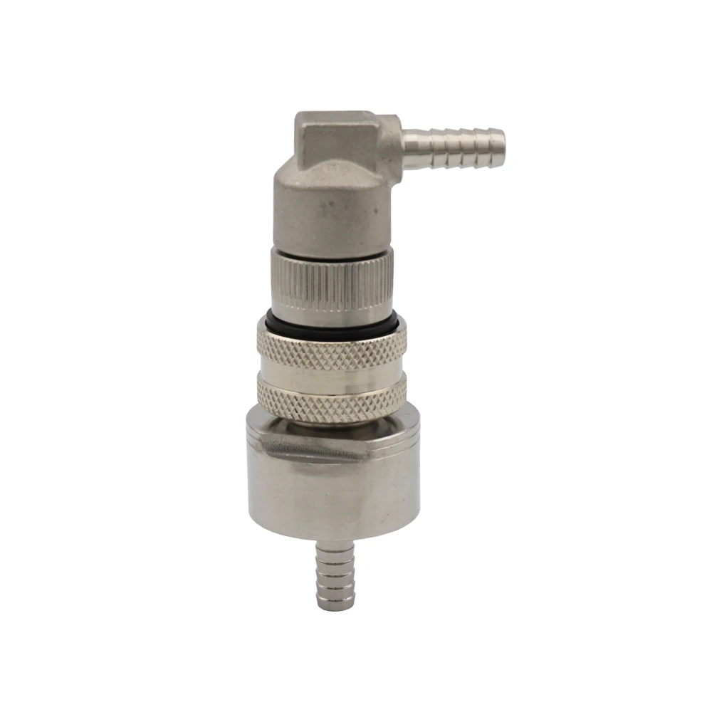 

Beer Brewing Carbonation Cap w/ 5/16" Barb & Cornelius Keg Ball Lock Disconnect Fit Soft PET Bottles Homebrew Soda Connectors