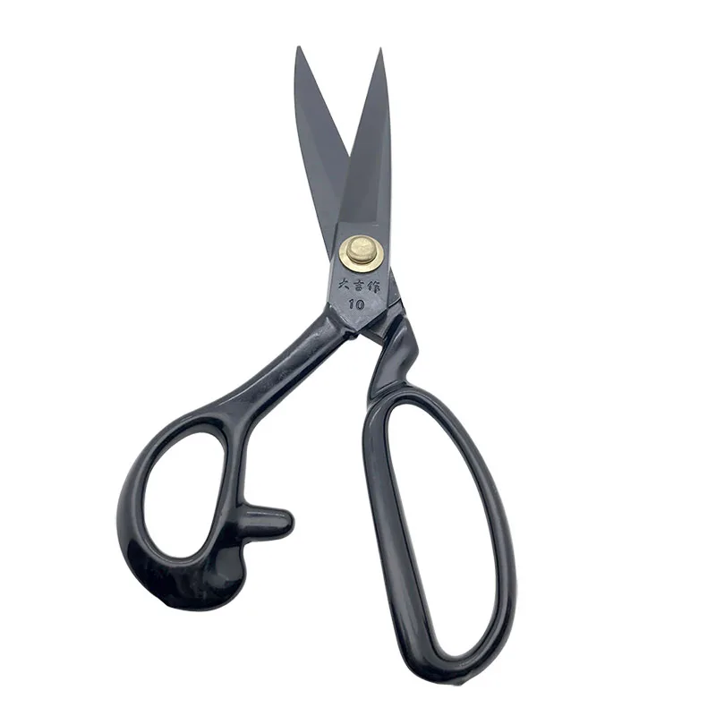 Left Hand Professional Tailor Cutting Scissors Vintage Stainless Steel Fabric Leather Cutter Craft Scissors For Sewing Accessory