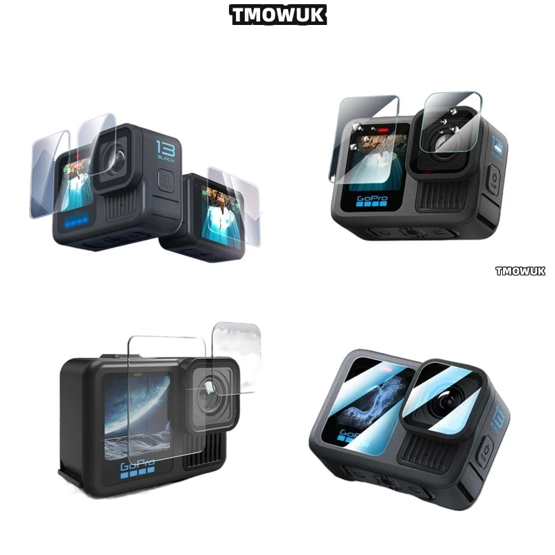 

For GoPro Hero 13 Privacy Tempered Glass Screen Protector - 9H Anti Scratch Full Front & Back Cover