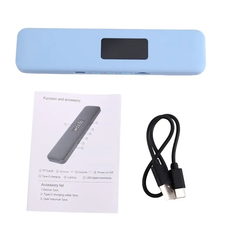 AT21-Pillow Speaker Bone Conduction Wireless Bluetooth Sleep Aid Stereo Bass Clear Sound With Digital Display For Home
