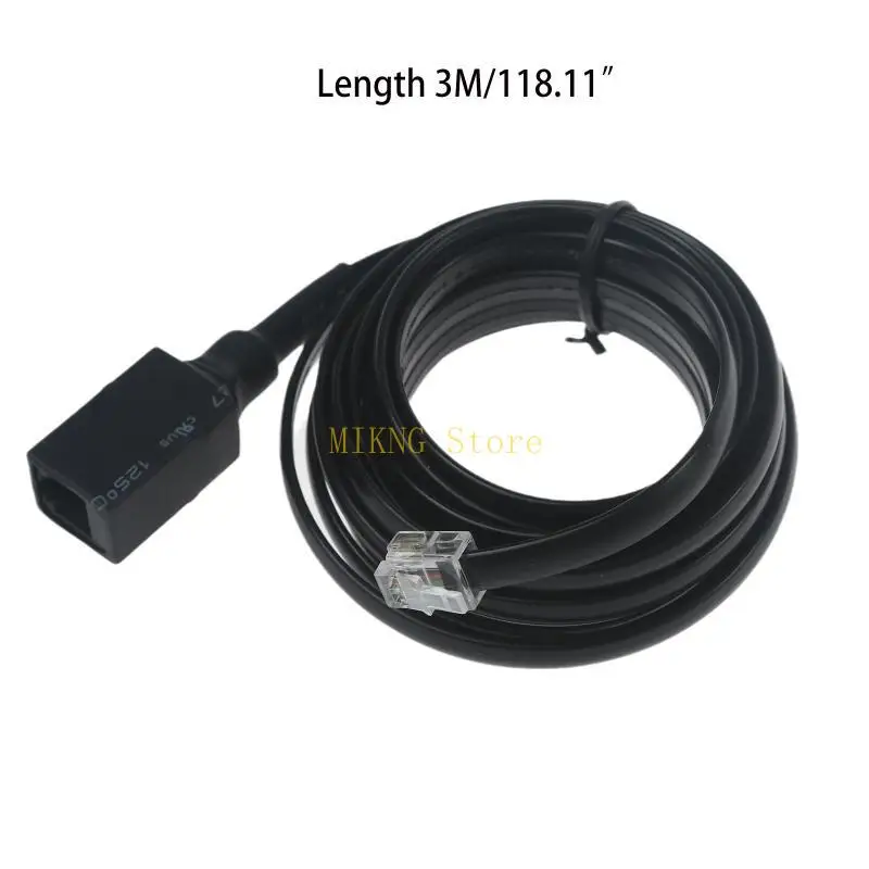 마이크 확장 케이블 6 핀 3 미터 FTM-100DR FTM-400DR FTM-400XDR 최고의 판매 용 검은 코드