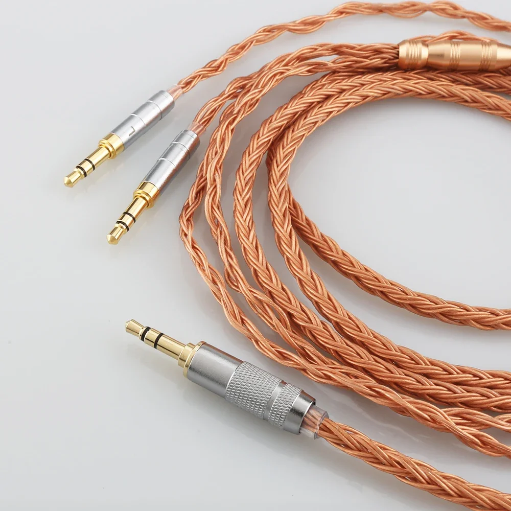 銀メッキヘッドフォンケーブル,hifiman,sundara,ananda,he1000se,he6se,he400i,he400se,arya,16コア,4ピン,xlr occ,4.4mm