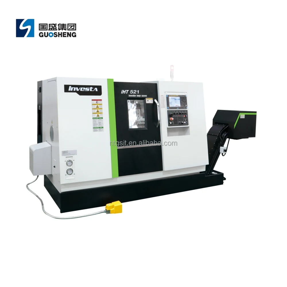 CNC تحول مخرطة مركز Hine لمعالجة المعادن ، Iht521