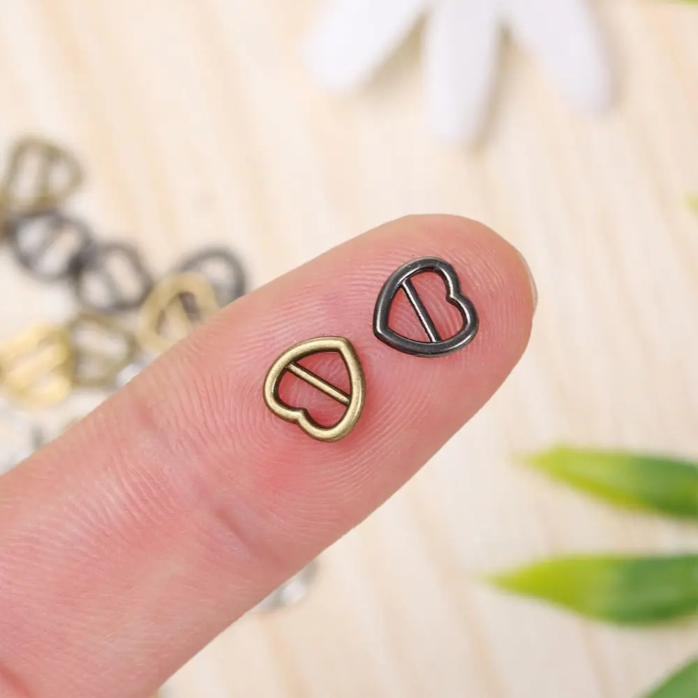 20/40pcs Newest Girls  Mini Ultra-small Tri-glide Buckle Diy Dolls Buckles  Bags Accessories Belt Buttons